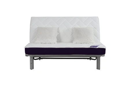 Banquette slyde 140 los angeles coton noir - matelas dunlopillo