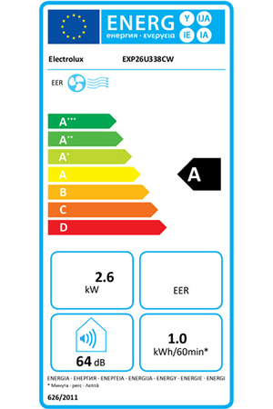 Climatiseur mobile ELECTROLUX EXP26U338CW