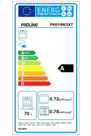 Cuisinière Induction Proline P601imcixt