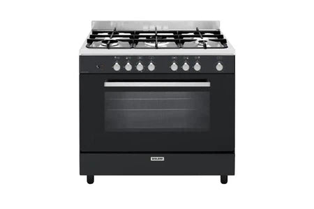 Gaziniere Glem Piano De Cuisson Mixte 104L 5 Feux Noir Glem - GE960CVBK2