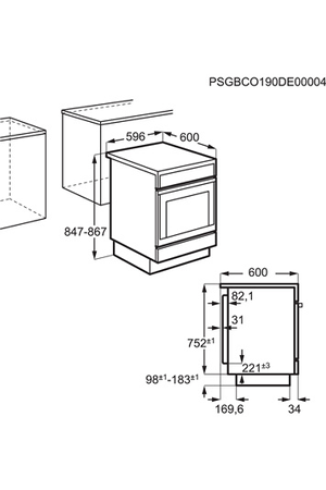 Cuisinière induction AEG CIS6679APM Steam Bake Inox