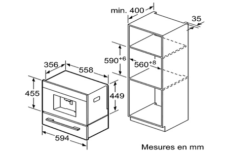 Machine à café encastrable SIEMENS CT636LES1