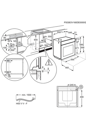 Four ELECTROLUX INTUIT EOB9S31WX