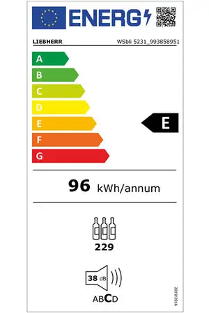 Cave de vieillissement LIEBHERR WSBLI5231-20
