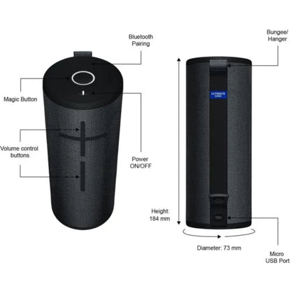 Enceinte portable ULTIMATE EARS Boom 3 Noir