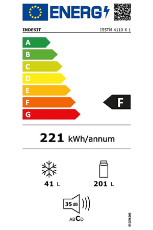 Refrigerateur Congelateur En Haut Indesit I55tm4110x1