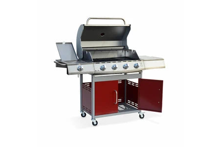 Barbecue Alice's Garden Barbecue Gaz Inox 17Kw - Richelieu Rouge