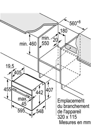 Micro-ondes combiné SIEMENS CM676GBS1 INOX