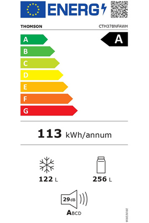 Refrigerateur congelateur en bas THOMSON CTH378NFAWH