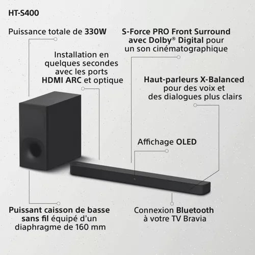 Barre de son SONY HTS400