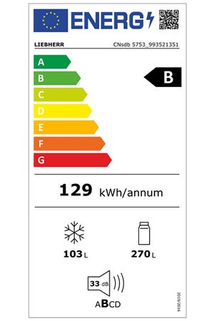 Refrigerateur congelateur en bas LIEBHERR CNSDB5753-20