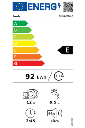 Lave-vaisselle BOSCH SERENITY SMS4HTI49E