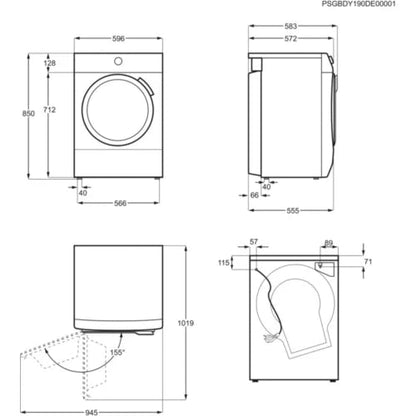 Sèche linge à condensation ELECTROLUX EW6C4735SC