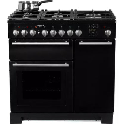 Piano de cuisson mixte FALCON LONGSTOCK DELUXE 90 GAZ NOIR