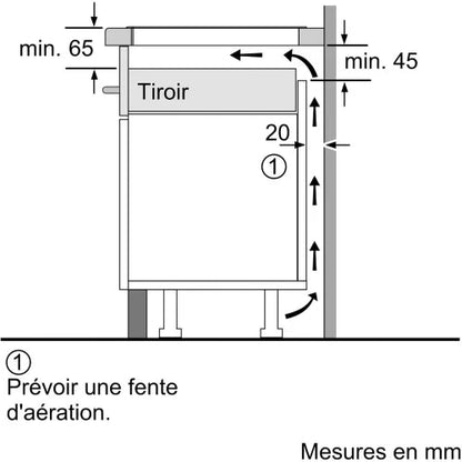 Table induction BOSCH PXE651FC1E SERIE6 PerfectFry