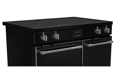 Piano de cuisson Stoves Gourmet 90Cm Induction Noir  - PGOUR90EIBLK