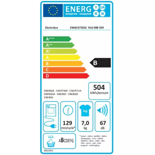 Sèche linge à condensation ELECTROLUX EW6C4735SC