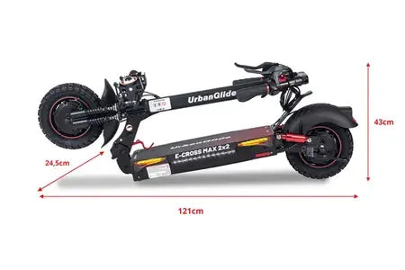 Trottinette Electrique Urbanglide Ecross Max 2x2 Double