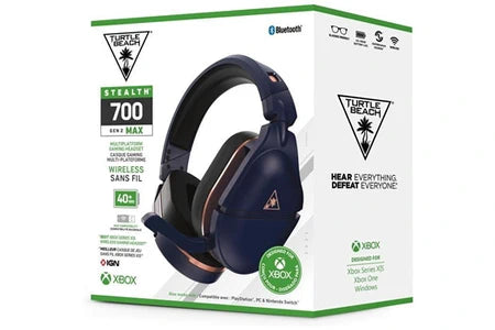 Casque Pc Turtle Beach Casque-Micro Gaming - Turtle Beach - Stealth 700 Gen2 Max Pour Xbox - Bleu Cobalt - Compatible Multiplateforme