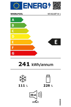 Refrigerateur Congelateur En Bas Whirlpool W5821efw1