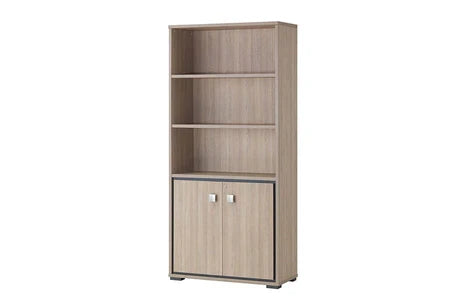 Lydia - bureau 200cm + caisson h50cm + 4 meubles de rangements