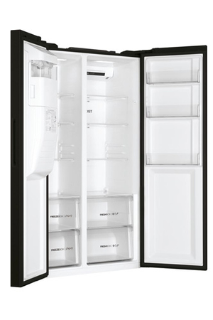 Refrigerateur americain HAIER HSR3918FIPB NOIR