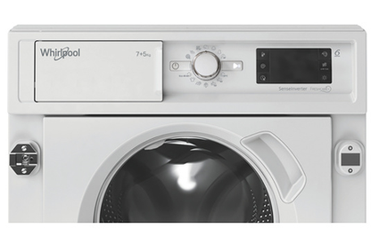 Lave-linge séchant WHIRLPOOL ENCASTRABLE - BIWDWG751482EUN