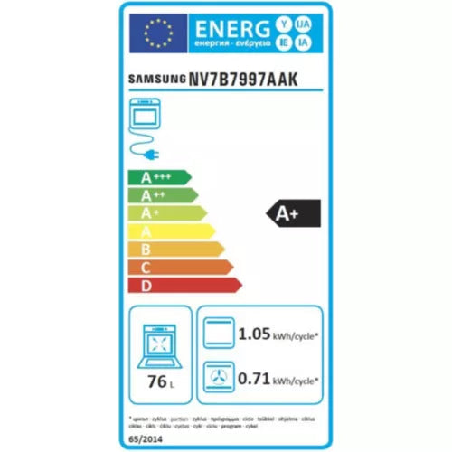 Four encastrable fonction vapeur SAMSUNG NV7B7997AAK Bespoke AI Série 7