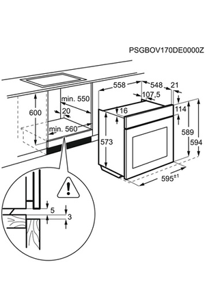 Four ELECTROLUX INTUIT EOC8P31X