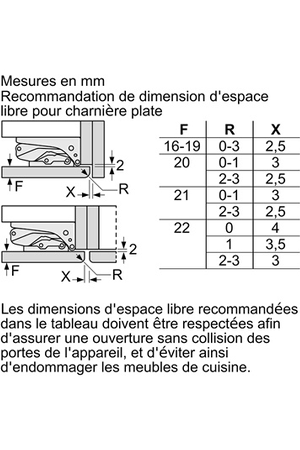 Congélateur armoire SIEMENS GI41NACE0 - ENCASTRABLE 122CM