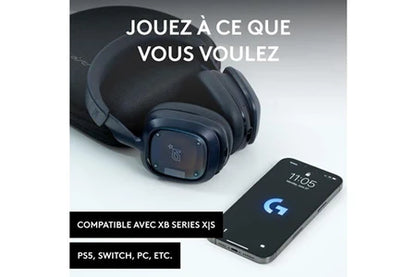 Casque Pc Logitech G Casque Gaming Sans Fil - Astro - A30 - Pour Xbox, Pc, Mobile - Bleu Marine