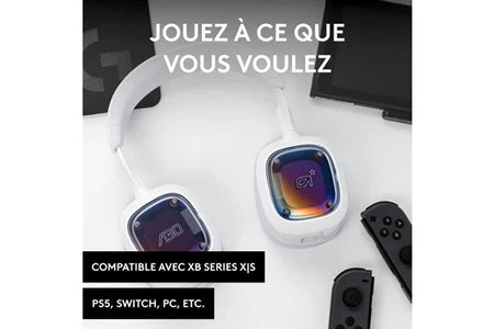 Casque Pc Logitech G Casque Gaming Sans Fil - Astro - A30 - Pour Ps, Pc, Mobile - Blanc