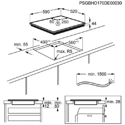 Table induction MIOGO MHI601SH SmartHood