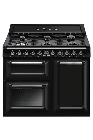 Piano de cuisson SMEG VICTORIA 100CM MIXTE NOIR - TR103BL