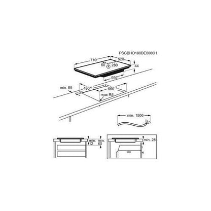 Table induction ELECTROLUX EIV73342