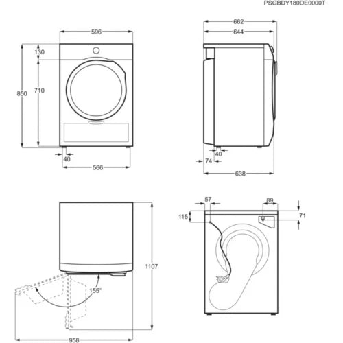 Sèche linge pompe à chaleur ELECTROLUX EW8H5349PS