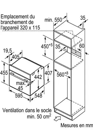 Micro-ondes combiné SIEMENS CM676GBS1 INOX