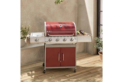 Barbecue Alice's Garden Barbecue Gaz Inox 17Kw - Richelieu Rouge