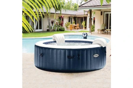 Spa Gonflable Intex Spa Gonflable Intex Purespa Blue Navy 6 Places