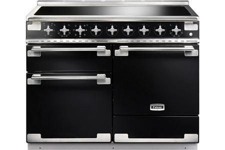 Piano de cuisson FALCON NOIR BRILLANT NICKEL BROSSÉ 110 CM INDUCTION ELS110EIGB/-EU