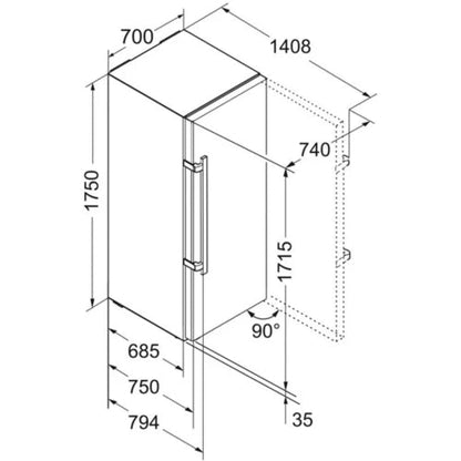 Congélateur armoire LIEBHERR GN4635-21