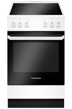 Cuisinière vitrocéramique THOMSON TCC51.4WH BLANC