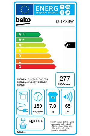 Sèche-linge BEKO DHP73W