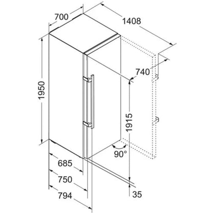 Congélateur armoire LIEBHERR GN5235-21